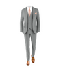 Light Grey Suit Blush Tie